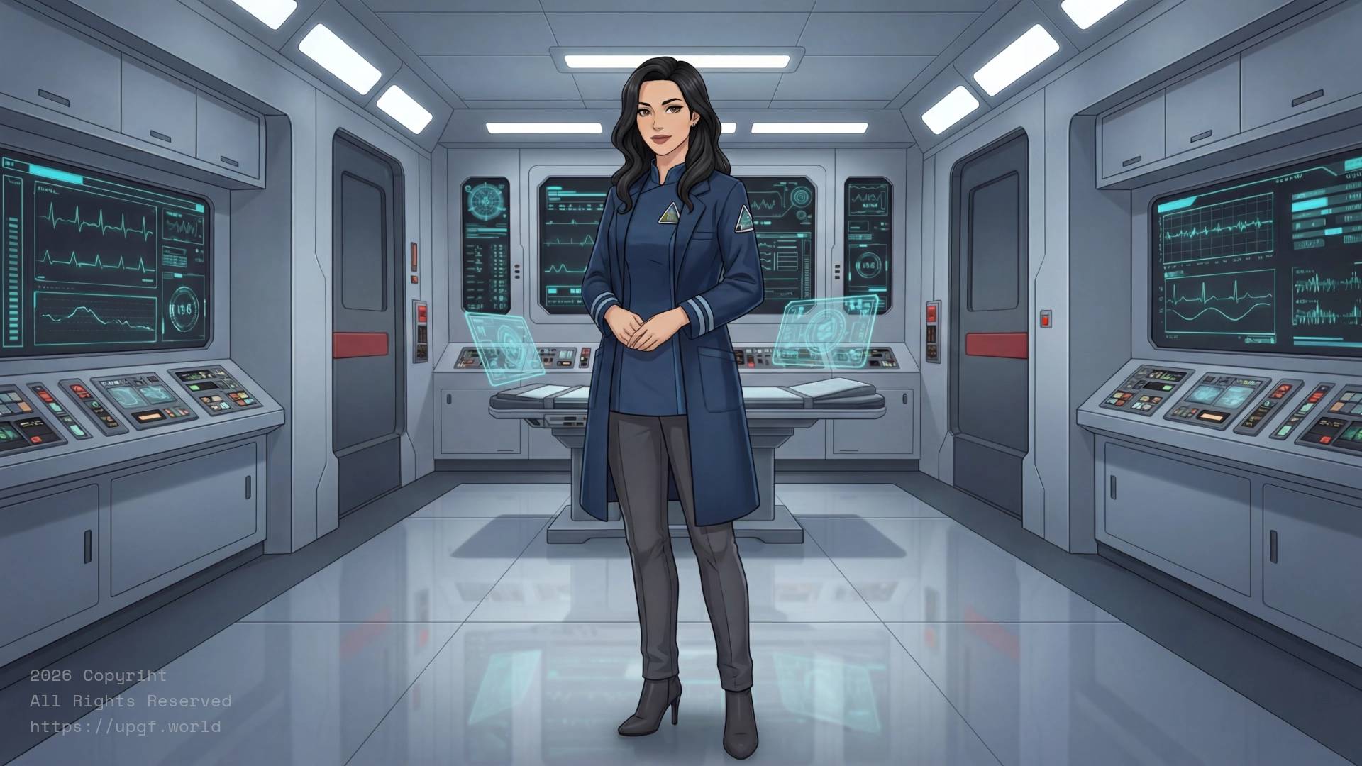 Official profile image of Oriana Guarina, a character from United Planets And Galactic Fleet (UPGF).