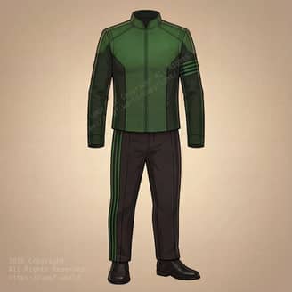 United Planets And Galactic Fleet - Command Uniform